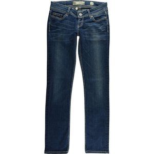 Buckle BKE Sabrina Skinny Jeans Women's 27 x 31.5 Embellished Bling Stretch A712